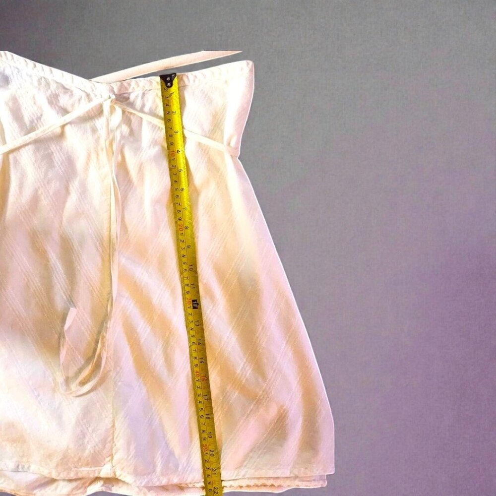 Roxy White Cotton Mini Skirt Size 5 Small – Surf Skate Y2K Festival Boho - Picture 6 of 9